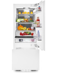Встраиваемый двухкамерный холодильник MBF212NFW0 Maunfeld