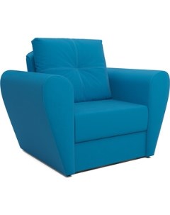 Кресло кровать Квартет рогожка синяя Mebel ars