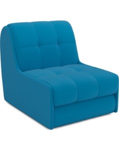 Кресло кровать Барон 2 рогожка синяя Mebel ars