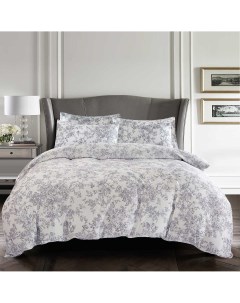 Комплект постельного белья 1 5 спальный flowers grey Pappel