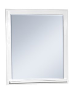 Зеркало Шармель 80 с полочкой белая эмаль Misty