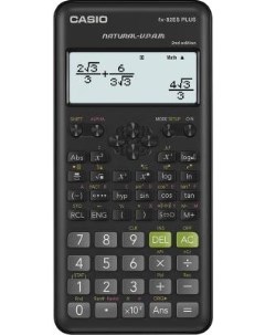 Калькулятор инженерный FX 82ESPLUS 2 SETD 10 разрядный черный 250394 Casio