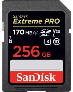 Карта памяти SD XC 256Gb Extreme Pro Sandisk