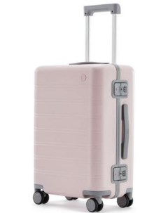 Чемодан Manhattan Frame Luggage поликарбонат розовый Ninetygo