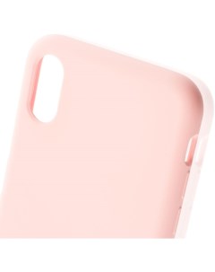 Чехол для Apple iPhone Xs Softrubber накладка розовый Brosco