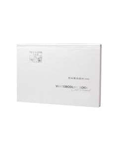 Скетчбук-склейка для акварели "Белый" 20 л 300 г, среднезернистая, хлопок Paul rubens