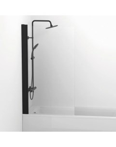 Шторка на ванну Connect 2 80x140 черный шелк Ideal standard
