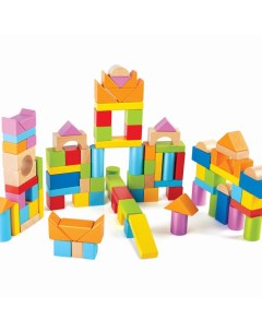 Деревянная игрушка кубики 3 в 1 Замечательные блоки 101 элемент Hape