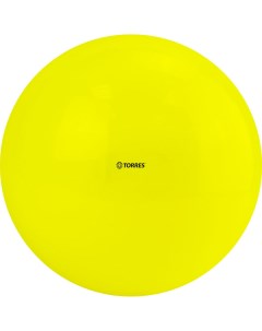 Мяч для художественной гимнастики однотонный d15см ПВХ AG 15 06 желтый Torres