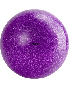 Мяч для художественной гимнастики d19см ПВХ AGP 19 07 фиолетовый с блестками Torres