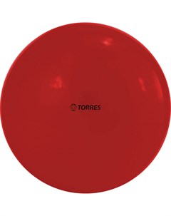 Мяч для художественной гимнастики однотонный d19см ПВХ AG 19 03 красный Torres