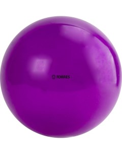 Мяч для художественной гимнастики однотонный d15см ПВХ AG 15 05 фиолетовый Torres