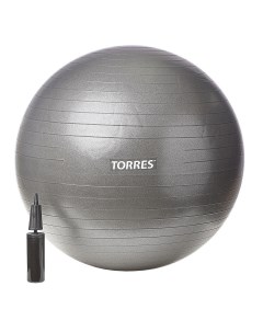 Мяч гимнастический d85 см с насосом AL121185BK темно серый Torres
