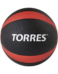 Медбол 6 кг AL00226 черно красно белый Torres