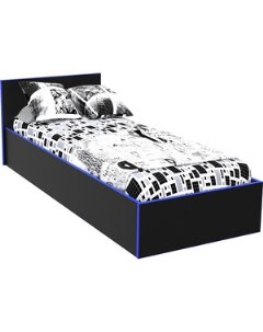 Кровать Black 100х200 Синий BL КР10С Mdk
