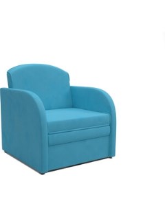 Кресло кровать Малютка рогожка синяя Mebel ars