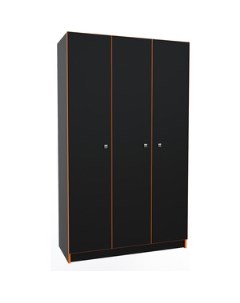 Шкаф 3х створчатый Black Оранж BL СК3О Mdk
