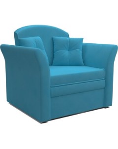 Кресло кровать Малютка 2 рогожка синяя Mebel ars