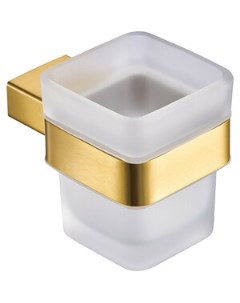 Стакан для ванной Ultra квадратный золото MCU 951 GD Milacio