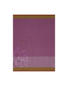 Полотенце кухонное Jardin Des Papillons цвет фиолетовый Le jacquard francais
