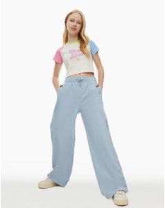 Серо голубые джинсы Easy Fit для девочки Gloria jeans