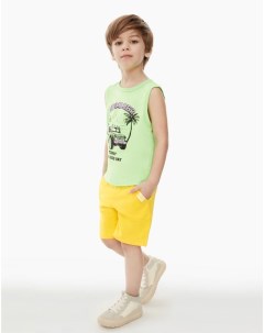 Жёлтые спортивные шорты для мальчика Gloria jeans