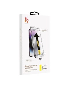 Защитное стекло ELFY с аппликатором от пыли для iPhone 14 13 13 Pro с аппликатором от пыли для iPhon Elfy