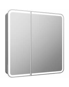 Зеркальный шкаф Elliott LED 80 МВК014 с подсветкой Белый Континент