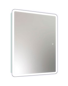 Зеркальный шкаф Emotion LED 60 МВК028 с подсветкой Белый Континент