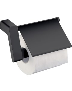Держатель туалетной бумаги Torne 43042 03 с крышкой Черный Timo