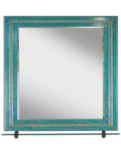 Зеркало Fresko 90 краколет зелёный патина Misty