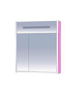 Зеркало шкаф Джулия 65 розовый Misty