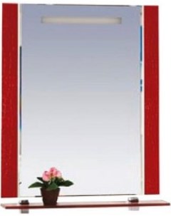 Зеркало Гранд Lux 80 красное Croco Misty