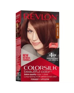 Набор для окрашивания волос в домашних условиях крем активатор краситель бальзам 31 Темно рыжий Revlon professional
