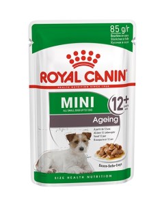 Влажный корм Паучи Роял Канин Мини Эйджинг для Пожилых собак Мелких пород весом до 10 кг старше 12 л Royal canin