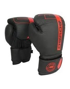 Боксерские перчатки Fusion Black Red 16 OZ Boybo
