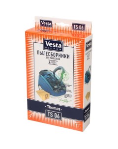 Мешок для пылесоса TS 06 бумажный 4 шт 1 фильтр Vesta filter