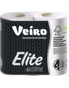 Четырехслойная туалетная бумага Veiro