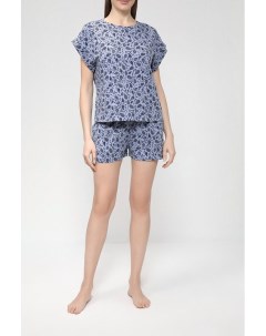 Пижама из футболки и шорт Emporio armani