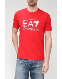 Хлопковая футболка Ea7