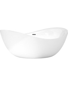 Акриловая ванна Swan 180х90 белая без гидромассажа Black&white