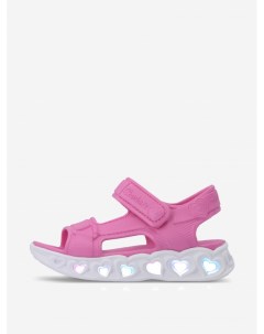 Сандалии для девочек Heart Lights Sandals Розовый Skechers