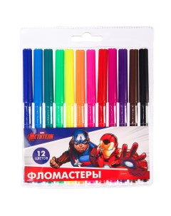 Фломастеры 12 цветов мстители Marvel