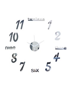 Часы наклейка серия diy Соломон