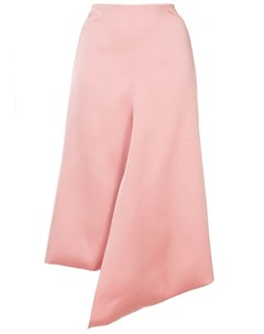 Tibi юбка асимметричного кроя с драпировкой 2 розовый Tibi