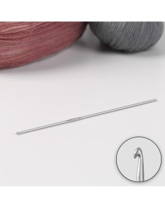 Крючок для вязания с тефлоновым покрытием d 2 мм 15 см Арт узор