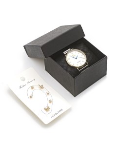 Женский подарочный набор 7 в 1 часы наручные женские shikai 024 серьги d 3 8 см Nobrand