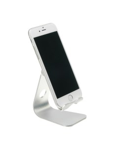 Подставка для телефона с регулируемым углом наклона металл серый Nobrand