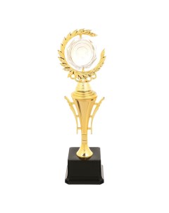 Кубок 177c наградная фигура золото подставка пластик 32 6 8 5 8 5 см Командор