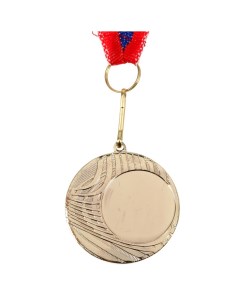 Медаль под нанесение золото d 4 см Командор